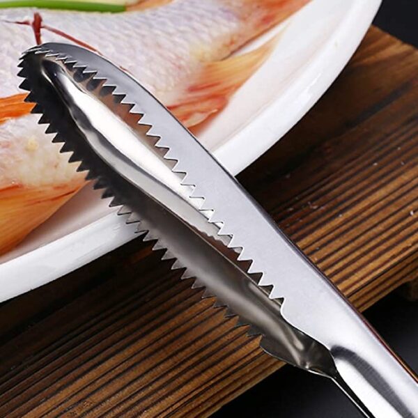 Stainless steel fish scale scraping tool, descaler, scale remover fish - Image 4