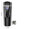 Car Electric Kettle & Heated Travel Mug with Temp Control with Smart Touch Digital Display, 400ml - Image 4