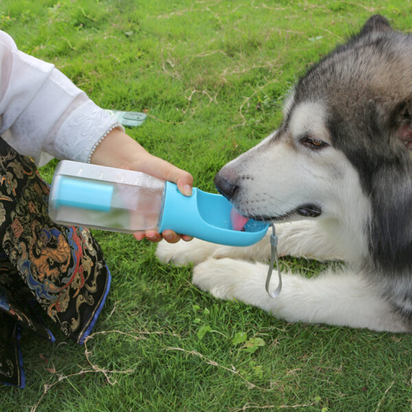 Portable Cat, Dog Water Bottle, Food Feeder, Drinker Poop Dispenser, 3 In 1 Leak-proof Multifunctional Dog Water Bottle Pet Products - Image 2