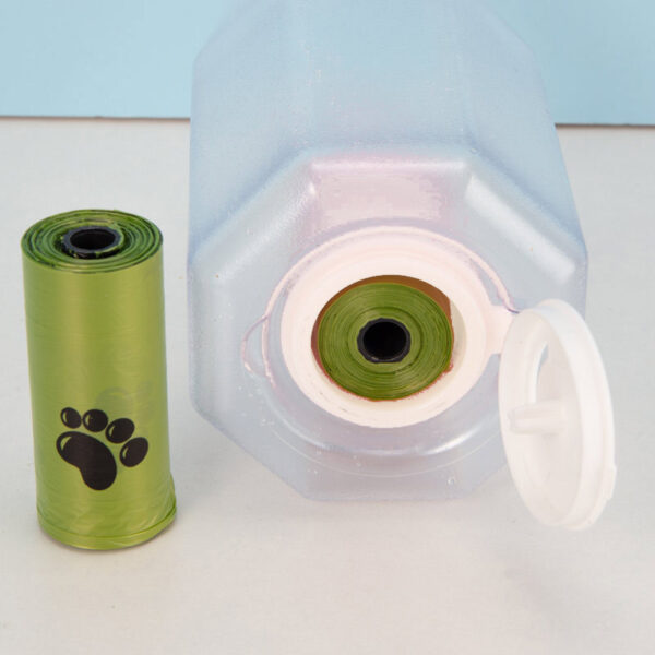 Portable Cat, Dog Water Bottle, Food Feeder, Drinker Poop Dispenser, 3 In 1 Leak-proof Multifunctional Dog Water Bottle Pet Products - Image 5