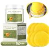 Kojic Acid Turmeric Cleansing Pads with Salicylic Acid, Chamomile, Aloe, Exfoliating & Nourishing for Clearer, Smoother Skin (50 pads), Oil Control Delicate Pores - Image 6