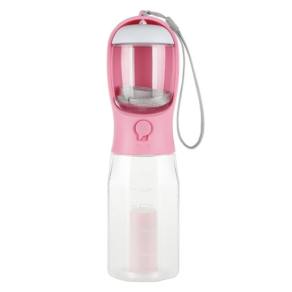 Portable Cat, Dog Water Bottle, Food Feeder, Drinker Poop Dispenser, 3 In 1 Leak-proof Multifunctional Dog Water Bottle Pet Products - Image 4