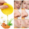 Kojic Acid Turmeric Cleansing Pads with Salicylic Acid, Chamomile, Aloe, Exfoliating & Nourishing for Clearer, Smoother Skin (50 pads), Oil Control Delicate Pores - Image 3